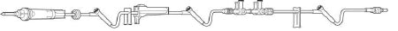 Baxter Administration Set 10 Drops / mL Drip Rate 124 Inch 3 Ports - 2C6511