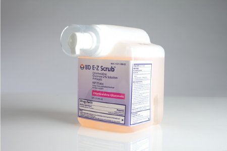 E-Z Scrub - Surgical Scrub Solution 32 oz. Pump Bottle 4% Strength CHG (Chlorhexidine Gluconate) NonSterile - 372412