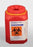Post Medical Sharps Container 1-Piece 1 Quart Red Vertical Entry Lid - WD-110
