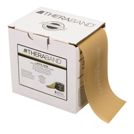 TheraBand - Exercise Resistance Band Gold 6 Inch X 50 Yard 3X-Heavy Resistance - 20180