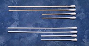 Cardinal Swabstick Cotton Wood Shaft 6 Inch Sterile 2 per Pack - C15053-006