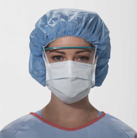 THE LITE ONE - Surgical Mask Pleated Tie Closure One Size Fits Most Blue NonSterile Not Rated Adult - 48100