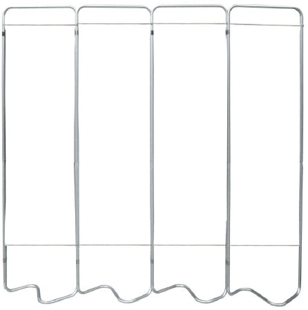 Omnimed Beamatic Privacy Screen Frame Folding 4-Panel Aluminum - 153054