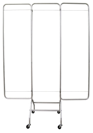 Omnimed Privacy Screen Frame Folding 3-Panel Aluminum - 153153