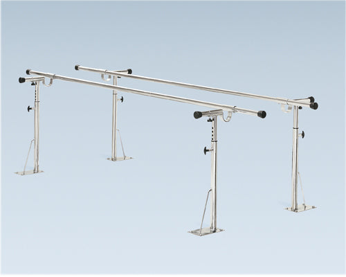 Fabrication Enterprises Parallel Bar 1-1/2 Inch Handrail Diameter 6 X 26 to 44 X 120 Inch - 15-4060