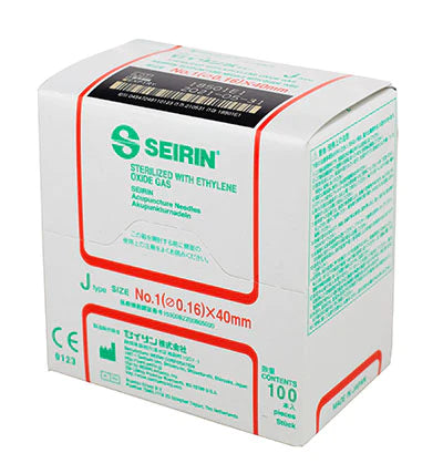 Seirin - Acupuncture Needle SEIRIN 40 Gauge 1.5 Inch J-Type - 11-0605