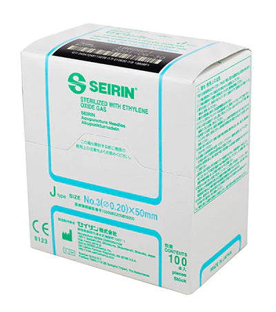 Seirin - Acupuncture Needle SEIRIN 34 Gauge 1 Inch J-Type - 11-0611