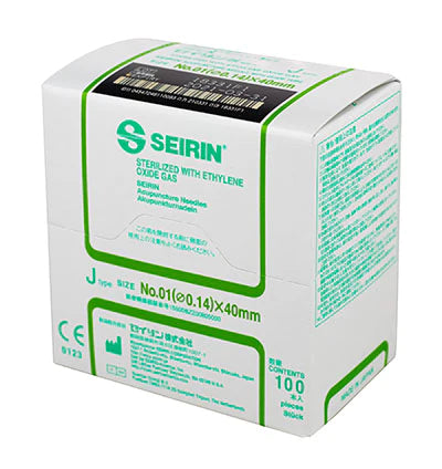 Seirin - Acupuncture Needle SEIRIN 42 Gauge 1.5 Inch J-Type - 11-0603