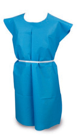 McKesson McKesson Patient Exam Gown 2X-Large Adult NonSterile Blue - 18-156