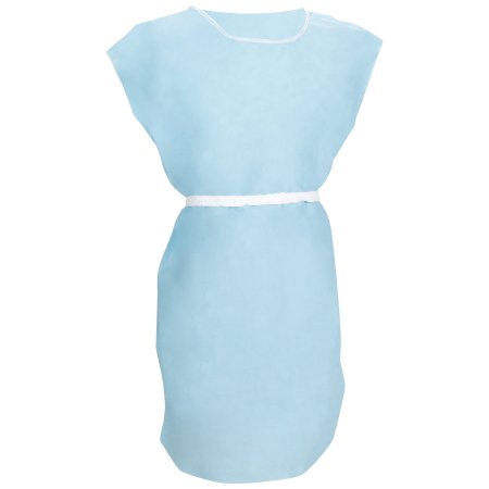 McKesson - Patient Exam Gown 2X-Large Blue Disposable - 18-156