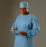 Halyard - Protective Procedure Gown One Size Fits Most Blue NonSterile Not Rated Disposable - 69127