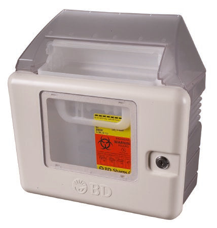Becton Dickinson Sharps Collector Wall Cabinet Locking - 305017