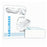 Saalfeld Redistribution Right Sack System Trash Bag XX Heavy Duty 56 gal. Clear LLDPE 1.60 Mil. 44 X 55 Inch Gusset Seal Bottom Twist Tie Flat Pack - H56 C