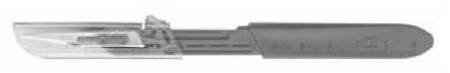 Aspen Surgical Products Bard-Parker Safety Scalpel Conventional Size 10 Stainless Steel / Plastic Sterile Disposable - 372610