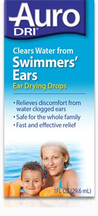 Auro-Dri - Ear Drying Aid 1 oz. Otic Drops 95% Strength Isopropyl Alcohol - 63736032724