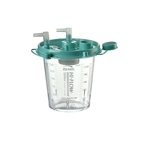 Hi-Flow - Suction Canister 1200 mL Pour Lid - 480410