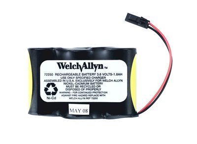 Welch Allyn Replacement Bat. For Lumiview - 72250