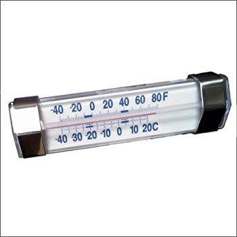 Thermco Products - Refrigerator / Freezer Thermometer Fahrenheit / Celsius -40° to 80°F (-40° to 25°C) Wall Mount - BFZ80