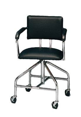 Fabrication Enterprises Whirlpool, Adj Low Boy Chair W/Belt 3" Casters - 42-1053