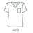 Encompass Group Shirt Scrub Synergy Unisex 2X Large Ceil Blue Ea, 12 Ea/Ca - 46856-112X