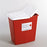 Cardinal SharpSafety Sharps Container 1-Piece 18-3/4 H X 12-3/4 W X 18-1/4 D Inch 12 Gallon Red Vertical Entry Hinged Lid - 8932PG2