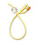 Medline - Foley Catheter 2-Way Coude Tip 10 cc Balloon 16 Fr. Elastomer Coated Silicone - DYND11216