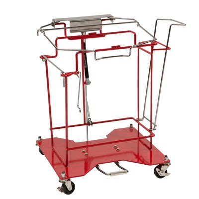 SharpsCart - Sharps Collector Cart Foot Operated Cart Metal - 8980FP
