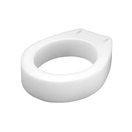 Carex - Raised Toilet Seat 3-1/2 Inch Height White 300 lbs. Weight Capacity - FGB30700 0000