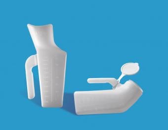Apex-Carex Healthcare Carex Male Urinal 32 oz. / 946 mL With Cover Single Patient Use - FGP70700 0000