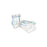 Saalfeld Redistribution Heritage Trash Bag XX Heavy Duty 40 - 45 gal. Clear LLDPE 1.50 Mil. 40 X 46 Inch Twist Tie Flat Pack - H8046AC