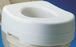 Carex - Raised Toilet Seat 5-1/2 Inch Height White 300 lbs. Weight Capacity - FGB31000 0000