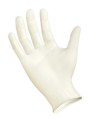Sempermed USA StarMed Exam Glove X-Small NonSterile Latex Standard Cuff Length Fully Textured White Not Chemo Approved - SM101