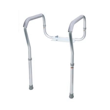 Carex - Toilet Safety Rail Gray - FGB35800 GRAY