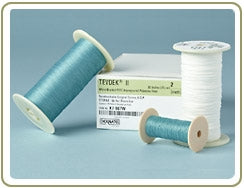 Deknatel Tevdek - Suture without Needle Braided Polyester Nonabsorbable Coated Size 2 30 Inch Suture - X7-967