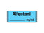 Shamrock - Drug Label Anesthesia Label Alfentanil____mg/mL Blue 1/2 X 1 Inch - SA-240