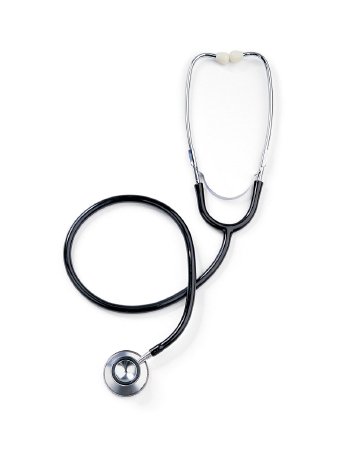 Medline - Classic Stethoscope Blue 1-Tube 22 Inch Tube Double-Sided Chestpiece - MDS926203