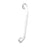 Carex - Wall Grab Bar White Steel - FGB20800 0000