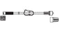 ICU Medical - IV Extension Set 15 Inch Tubing DEHP-Free - B1414