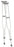 Apex-Carex Healthcare Push Button Underarm Crutches Aluminum Frame Adult 250 lbs. Weight Capacity - FGA976C0 0000