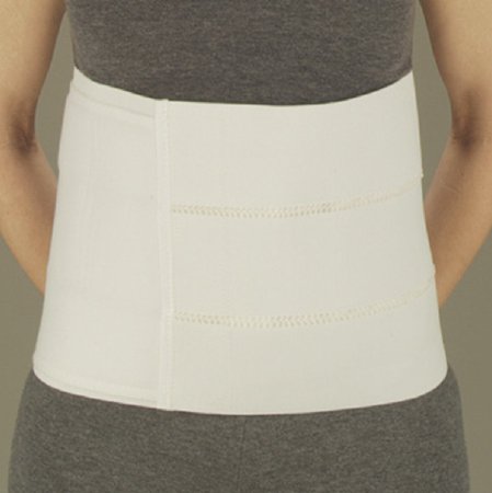 DeRoyal Premium - Abdominal Binder Small / Medium Hook and Loop Closure 30 to 45 Inch Waist or Hip Circumference 9 Inch Height Adult - 13991000