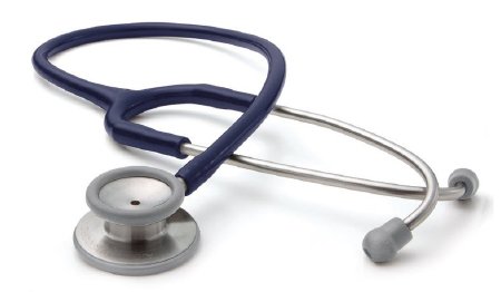 Adscope 603 - Classic Stethoscope Navy Blue 1-Tube 22 Inch Tube Double-Sided Chestpiece - 603N