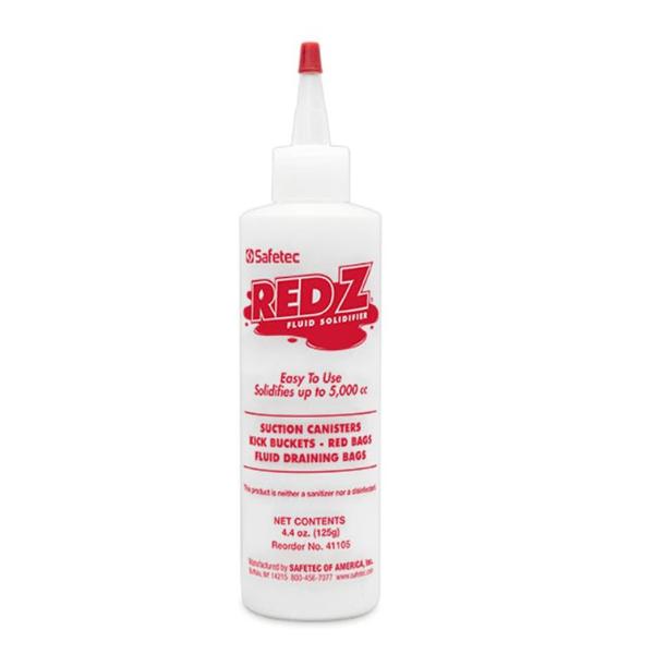 Safetec Of America Inc Solidifier Spill Red Z <5000Cc 4.4Oz Red/White 5Oz/Bottle, 24 Bt/Ca - 41105