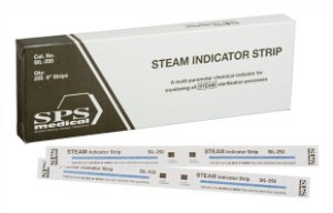 SPSmedical - Sterilization Chemical Indicator Strip Steam 8 Inch - SIL-250