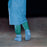 O&M Halyard Inc Ankle Guard Shoe Cover X-Large Ankle High Non-skid Blue NonSterile - 69353