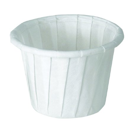 Solo Cup Solo Medicine Cup 0.75 oz. White Paper Disposable - 075-2050