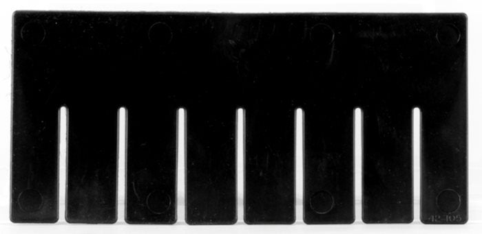 Akro-Mils DIVIDER, BIN AKRO-GRID BLK 3"X22 1/2" (6/PK) - 42223