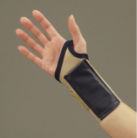 Deroyal Wrist Splint Elastic Left Hand Tan Large - 9400LL