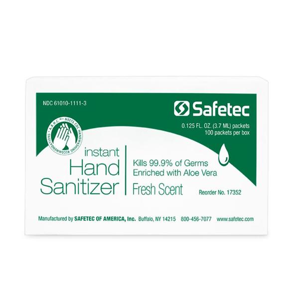 Safetec Of America Inc Towelette Antiseptic Abhc 1000 Ml Individual Packaging Fresh Scent 1000/Ca - 17352