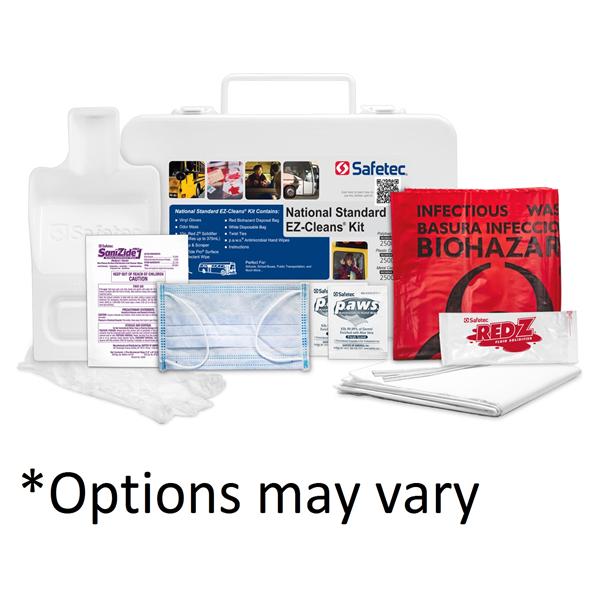 Safetec Of America Inc Kit Spill Ez-Cleans Plstc W/ Vnl Glv/Scp Each - 25005