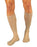 BSN Medical JOBST Relief Compression Stockings Knee High Large Beige Closed Toe - 114622